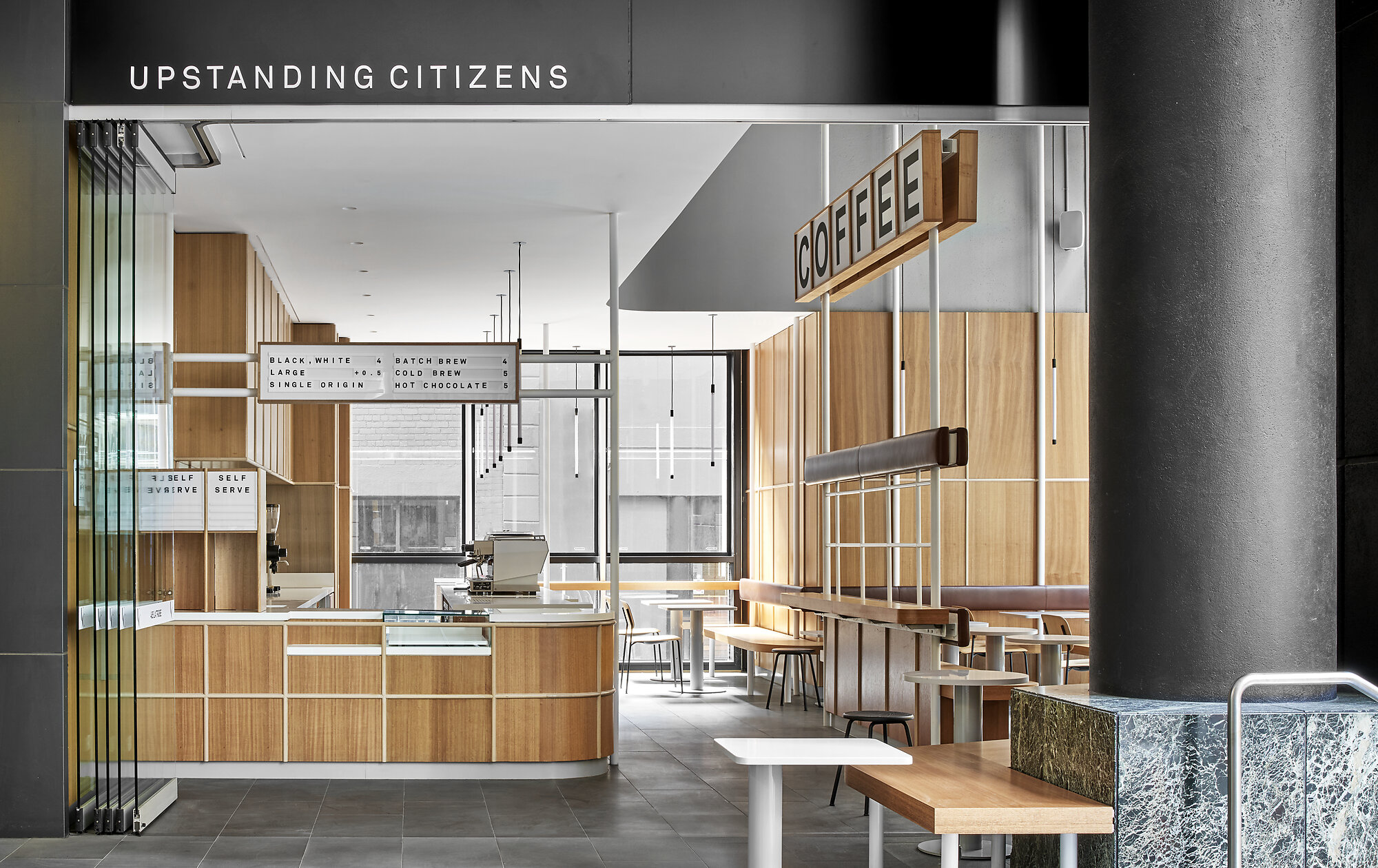 Interior photograph of Upstanding Citizens La Trobe by Peter Clarke